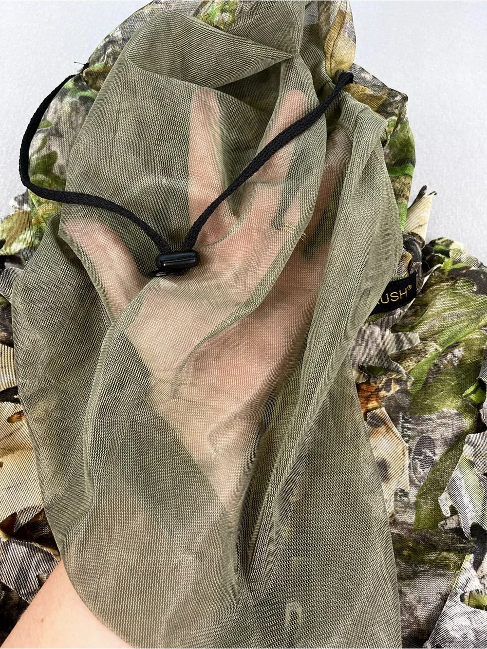 Mossy Oak Ghillie Suit Mens Small Medium Underbrus Full Zip Hoodie Hunting